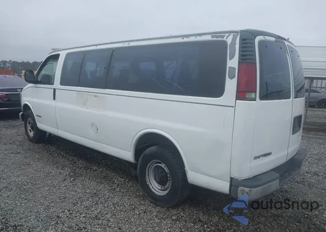 2000 Chevrolet Express z USA, uszkodzony, nr VIN 1GAHG39R4Y1275502